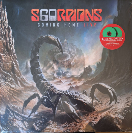 Scorpions – Coming Home Live - LP Verde