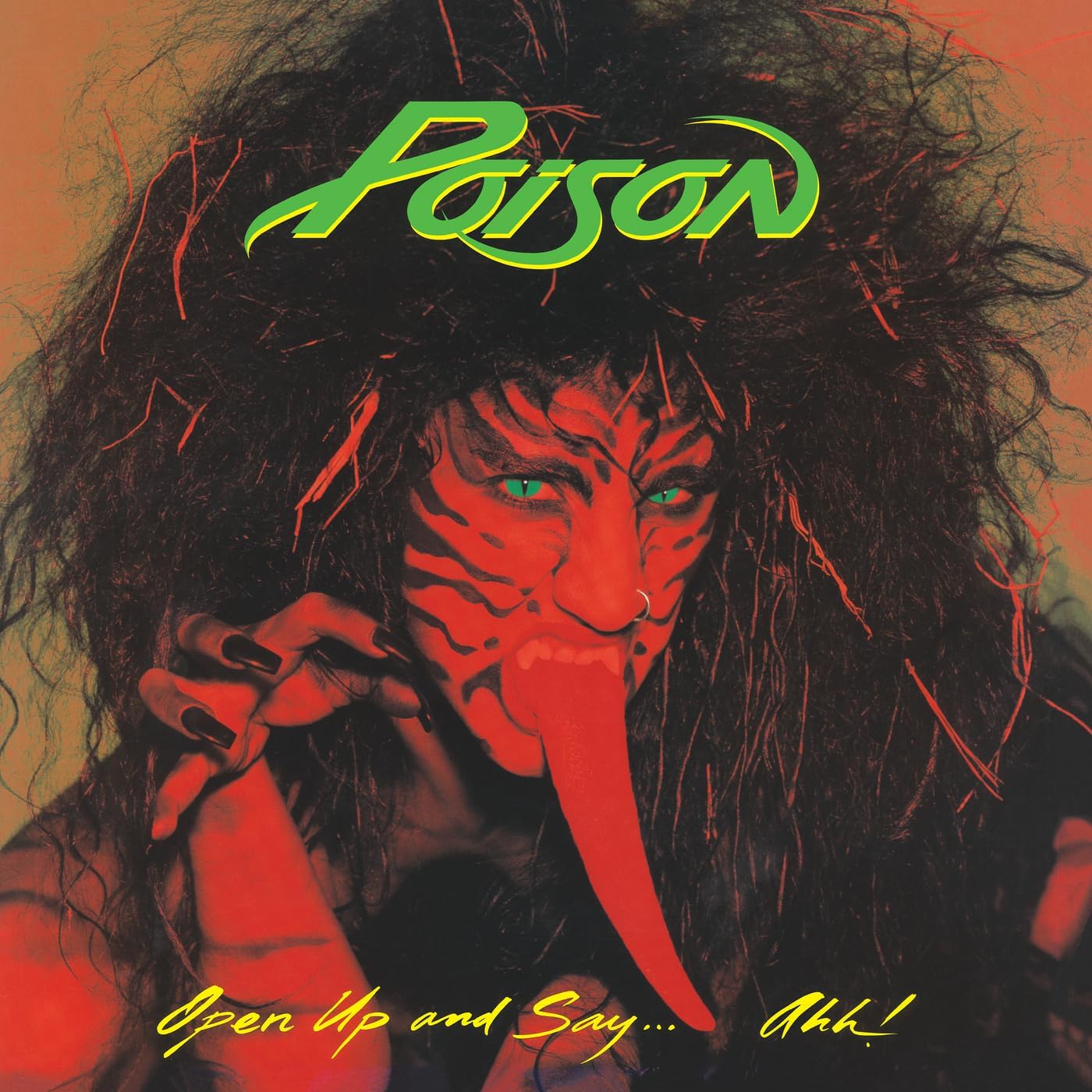 Poison  – Open Up and Say...Ahh! - LP Rojo