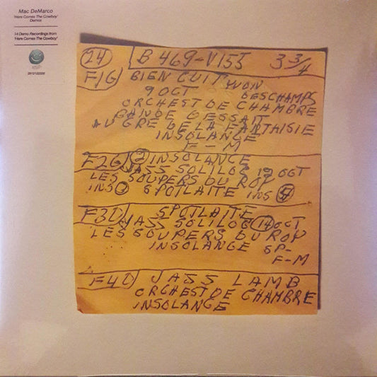 Mac Demarco – Here Comes The Cowboy Demos - LP