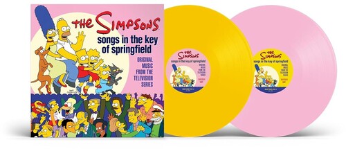 The Simpsons Songs In The Key Of Springfield (Original Music Television Series) - LP Pink & Yellow