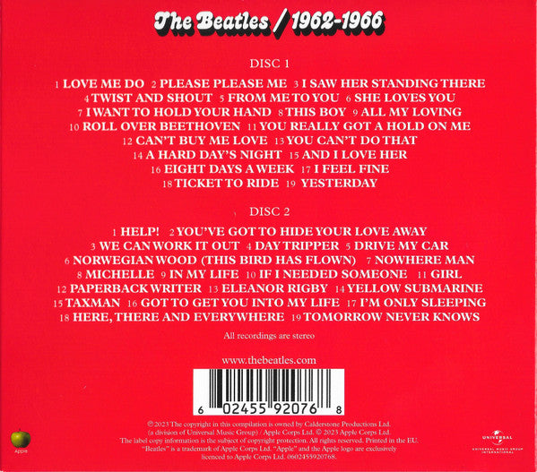 The Beatles – 1962-1966 - CD