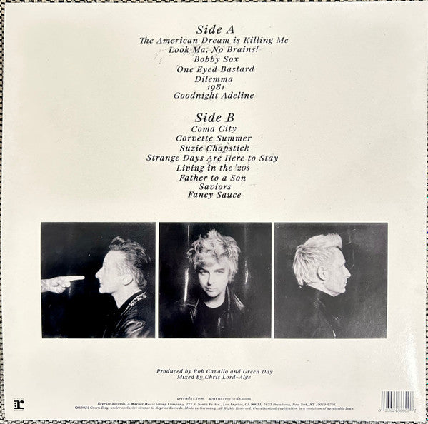 Green Day – Saviors - LP Negro