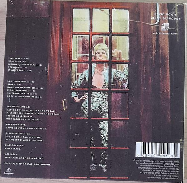 David Bowie – The Rise And Fall Of Ziggy Stardust And The Spiders From Mars - CD Digipack