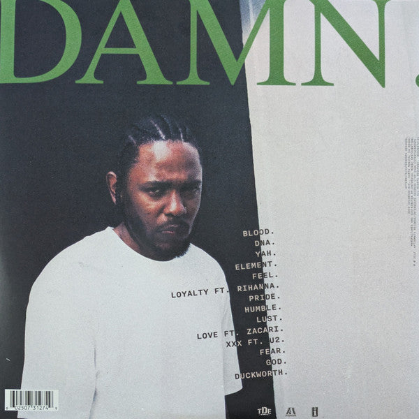 Kendrick Lamar – Damn - LP Verde