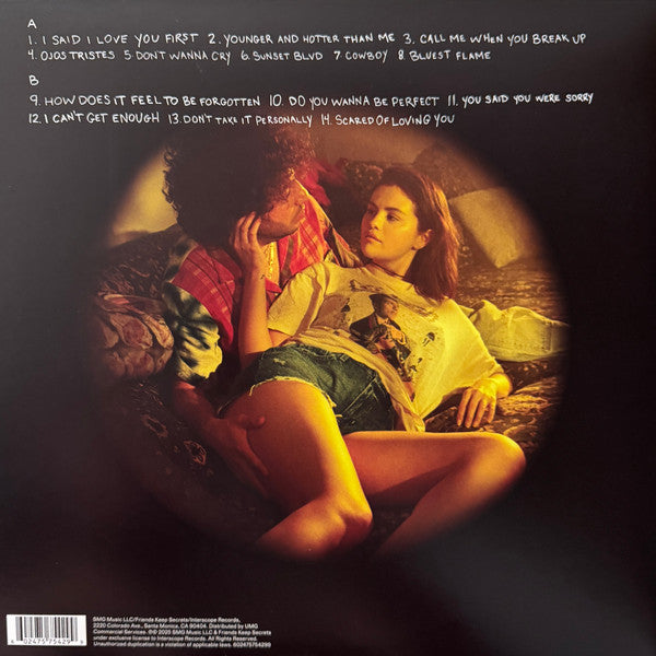 Selena Gomez & Benny Blanco  – I Said I Love You First - LP Merlot