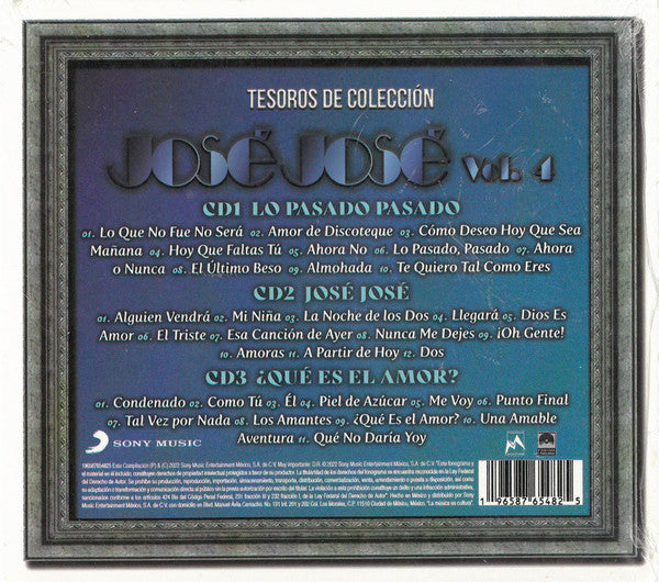 José José – Tesoros De Colección Vol. 4 - Cd