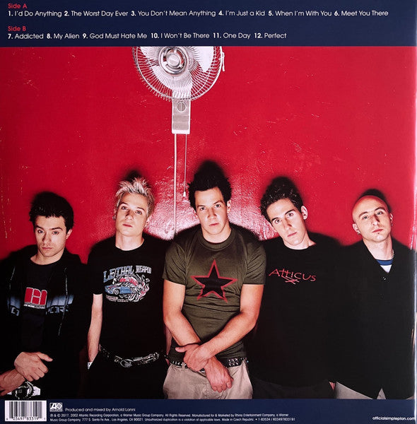 Simple Plan – No Pads, No Helmets...Just Balls - LP Transparente