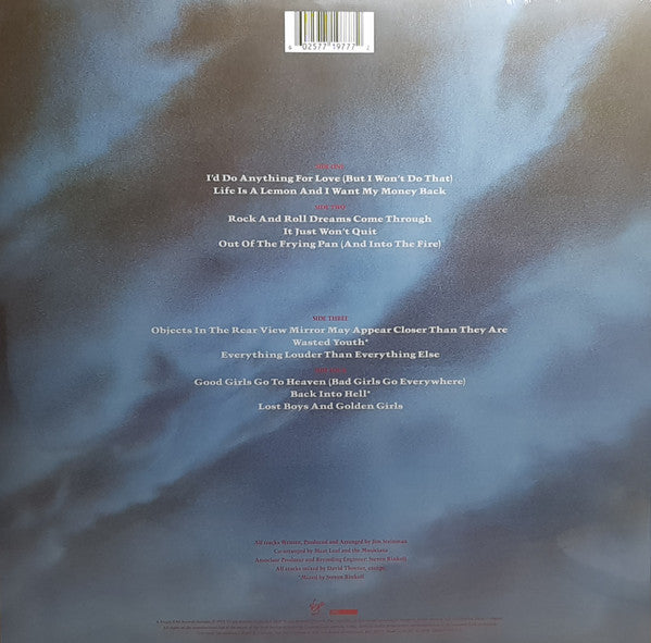 Meat Loaf – Bat Out Of Hell II: Back Into Hell - LP