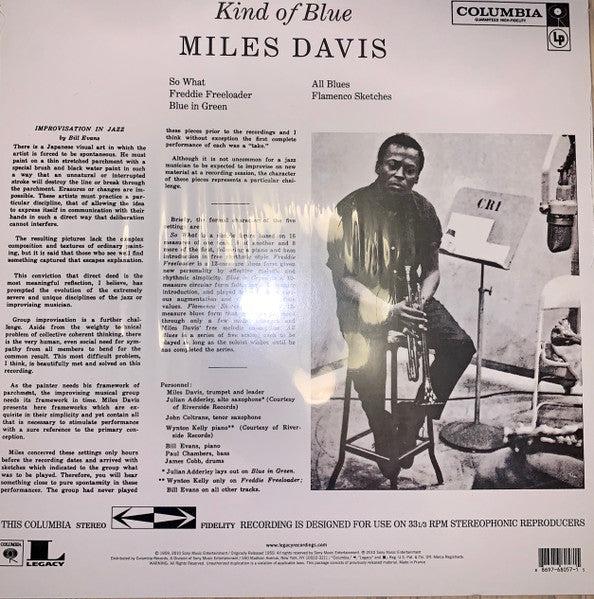 Miles Davis – Kind Of Blue - LP
