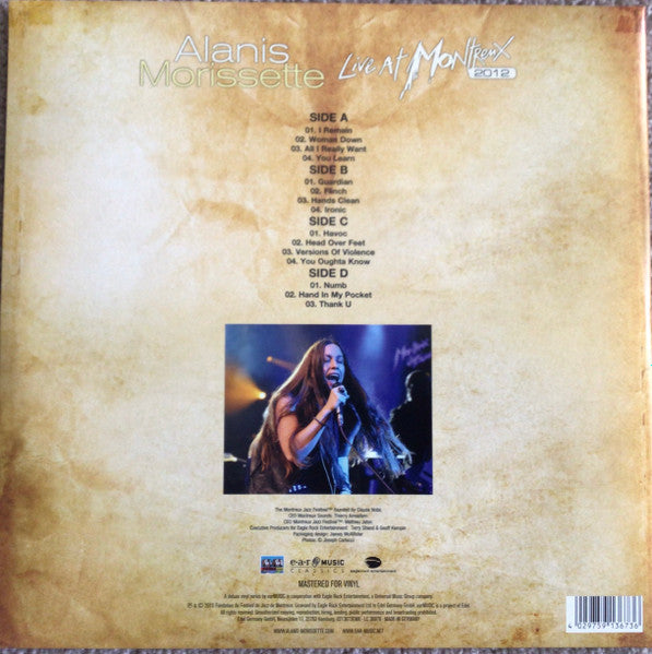 Alanis Morissette – Live At Montreux 2012 - LP