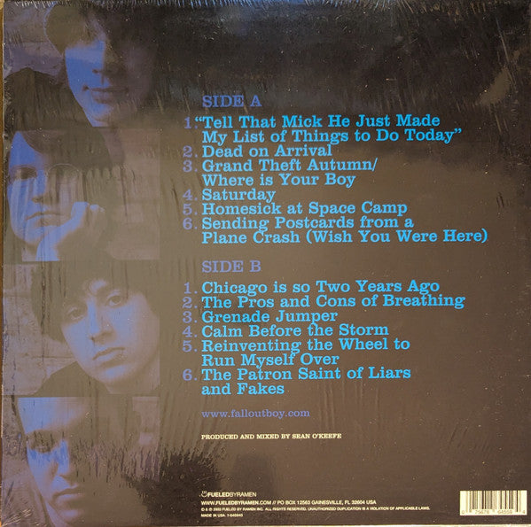 Fall Out Boy – Take This To Your Grave - LP Plateado
