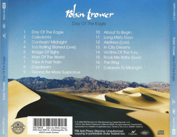 Robin Trower – Day Of The Eagle (The Best Of Robin Trower) - CD