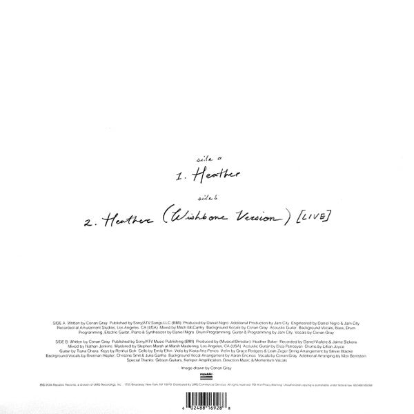 Conan Gray – Heather - LP