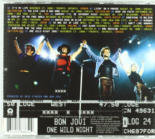 Bon Jovi – One Wild Night: Live 1985-2001 - CD