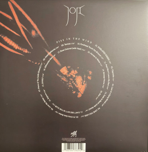Joji – Piss In The Wind - LP Ruby Black Wave