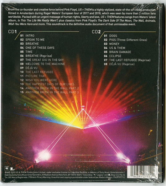 Roger Waters – Us + Them - CD