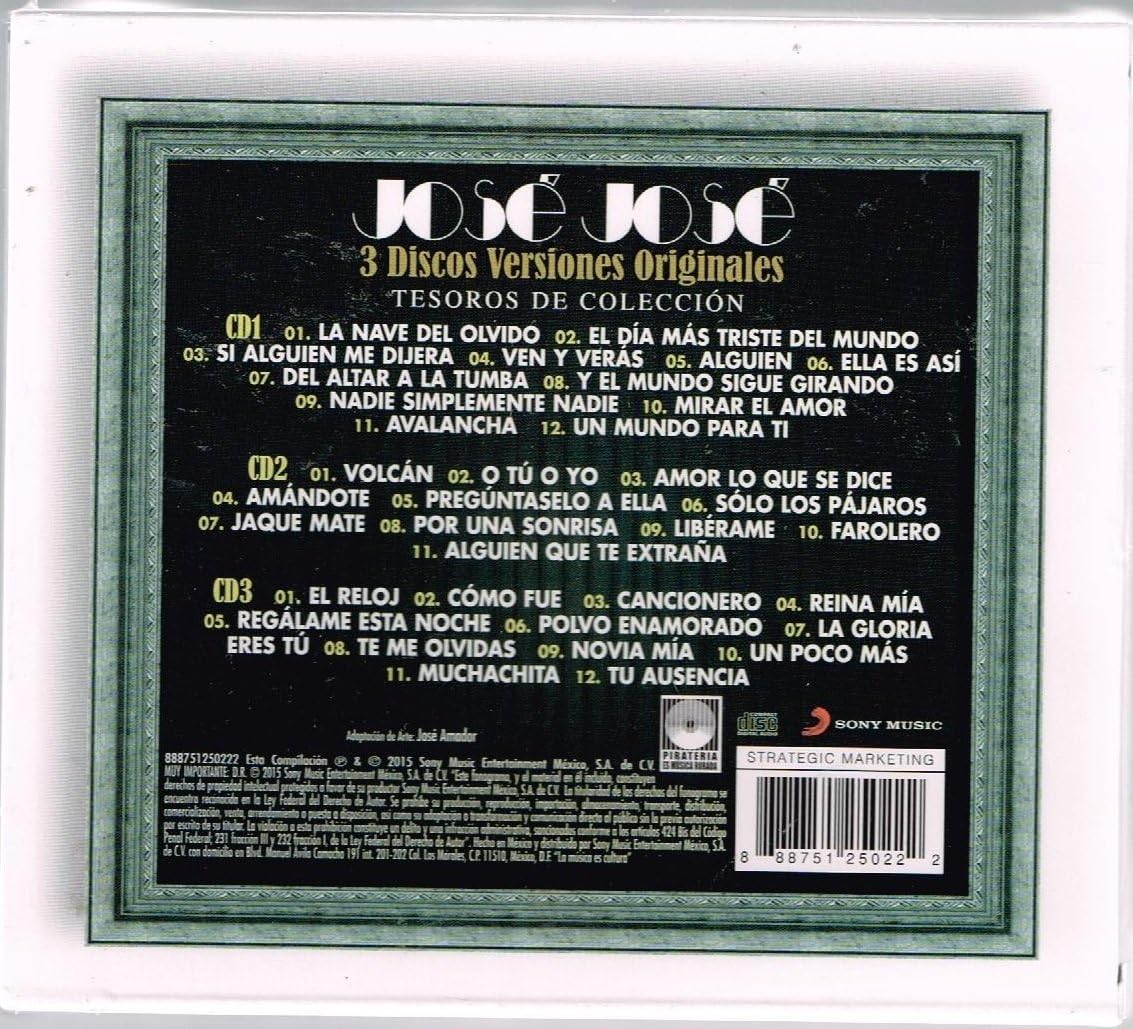 José José – Tesoros De Colección CD