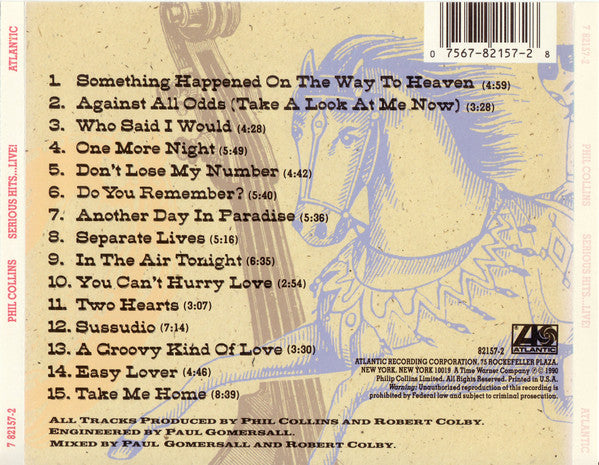 Phil Collins – Serious Hits...Live! - CD