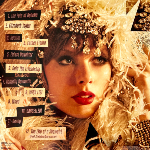 Taylor Swift – The Life Of A Showgirl - LP  Pink Shimmer+ Poster