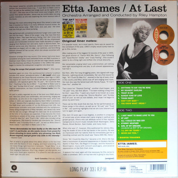 Etta James – At Last! - LP