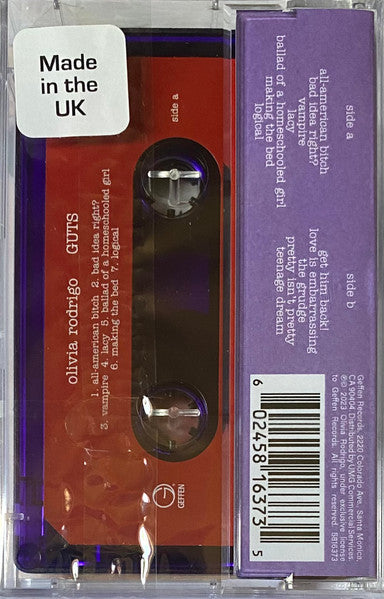Olivia Rodrigo – Guts - Cassette