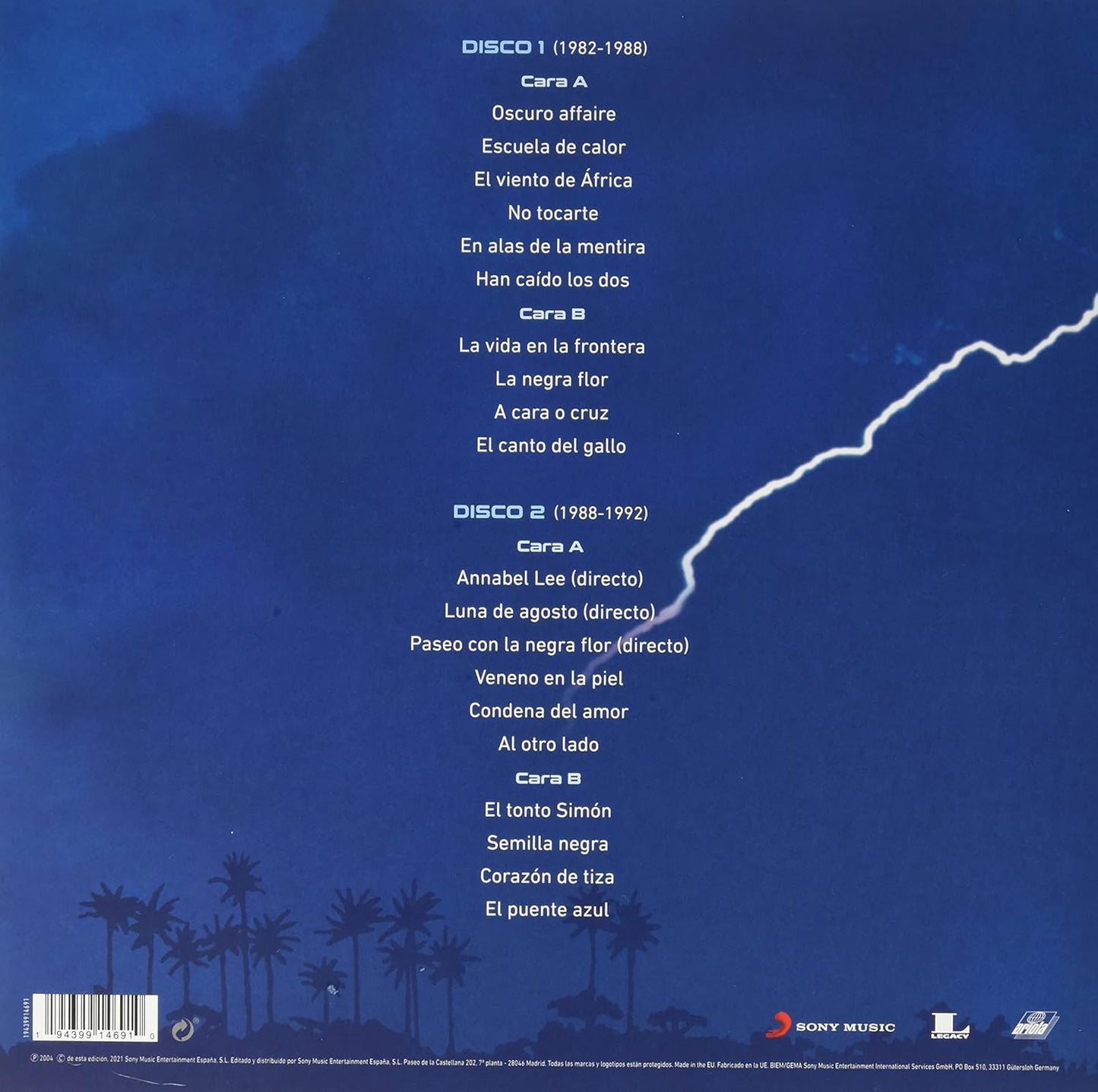 Radio Futura – Lo Mejor Paisajes Eléctricos (1982-1992) LP