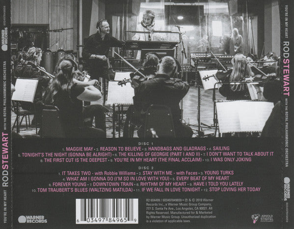 Rod Stewart With The Royal Philharmonic Orchestra – You're In My Heart - CD