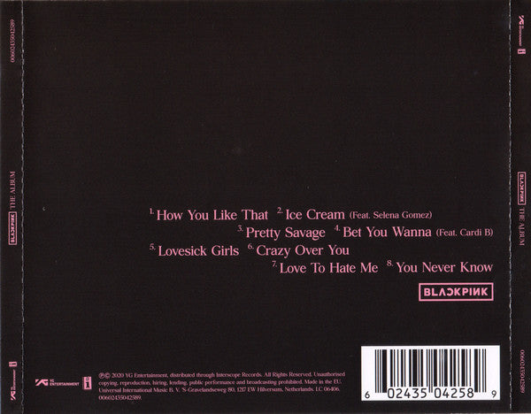 Blackpink - The Album - CD