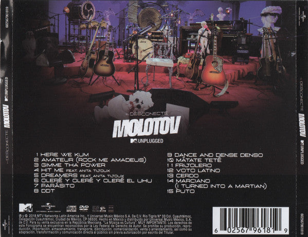 Molotov – El Desconecte - MTV Unplugged - CD+DVD