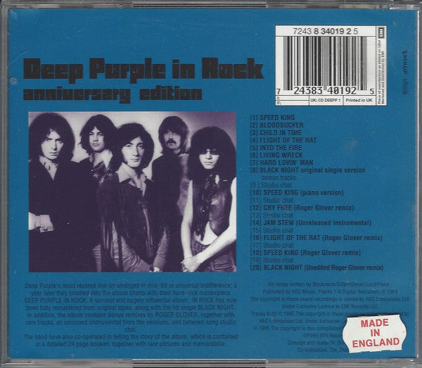 Deep Purple – Deep Purple In Rock - LP