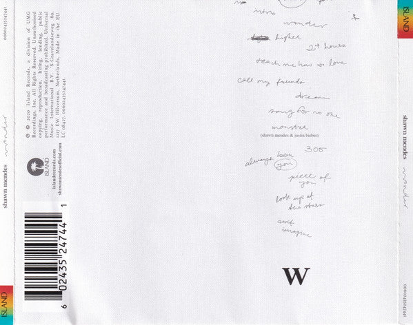 Shawn Mendes – Wonder - CD