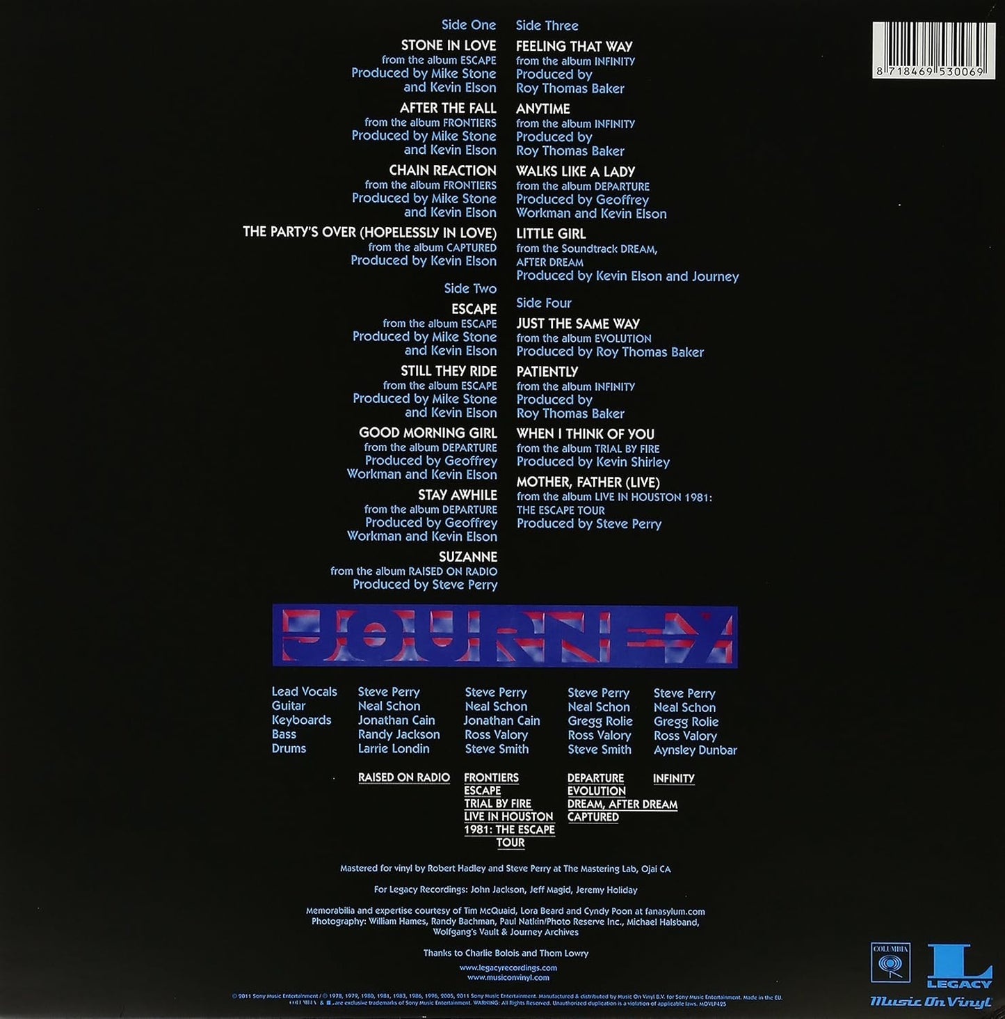 Journey – Greatest Hits Vol. 2 LP