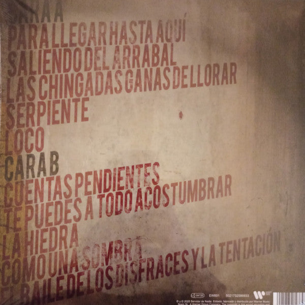 Enrique Bunbury – Cuentas Pendientes - LP Rojo