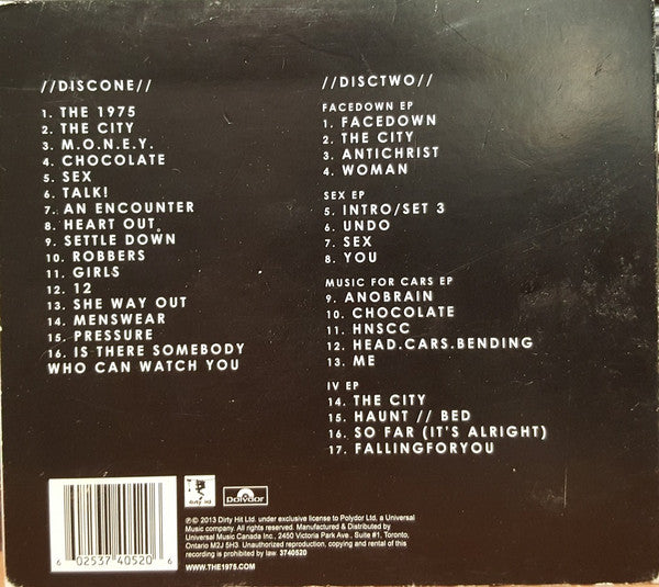 The 1975 – The 1975 (Deluxe Edition) - CD