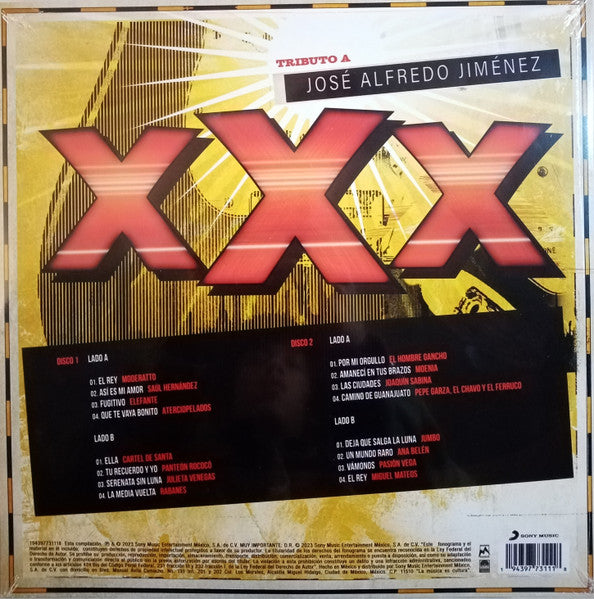 Various – José Alfredo Jiménez ... XXX LP