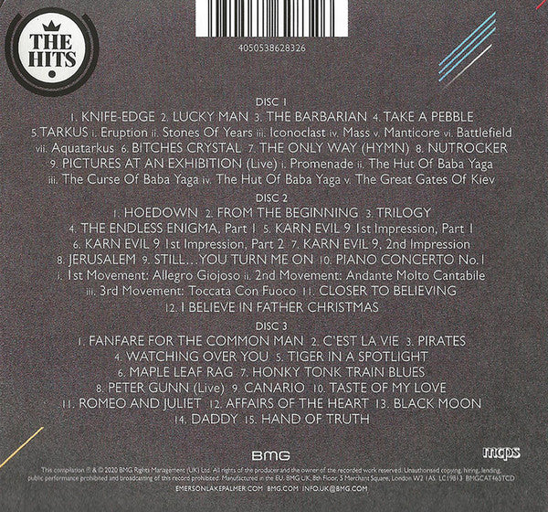 Emerson, Lake & Palmer – The Ultimate Collection CD