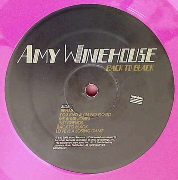 Amy Winehouse – Back to Black - LP Rosa