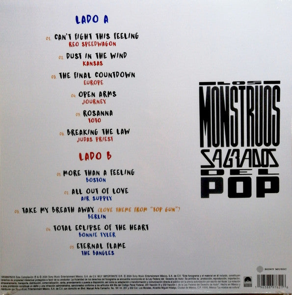Various – Los Monstruos Sagrados Del Pop - LP