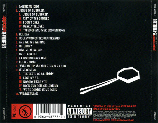 Green Day – American Idiot - CD