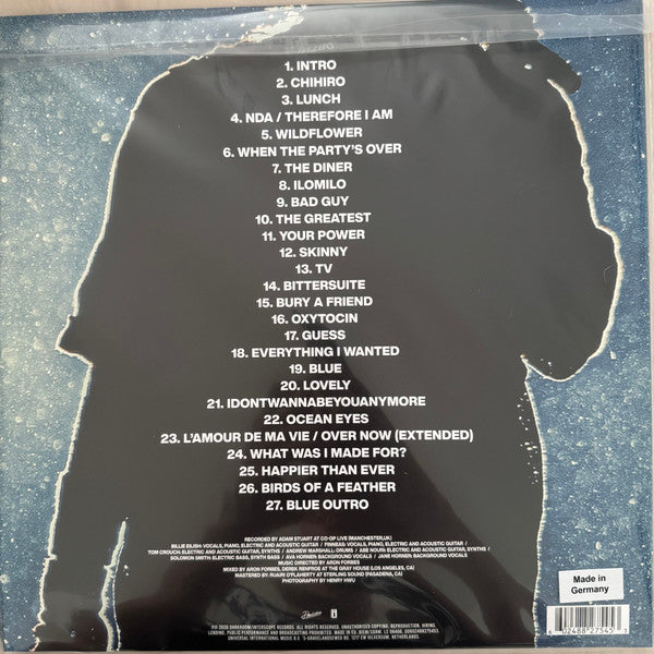 Billie Eilish – Hit Me Hard And Soft: The Tour (Live) - LP Azul Amarillo Rojo