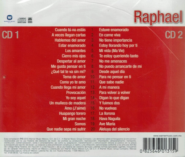 Raphael  – 40 Éxitos - CD