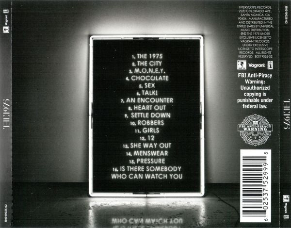 The 1975 – The 1975 - CD