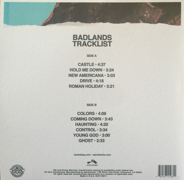 Halsey – Badlands - LP Rosa