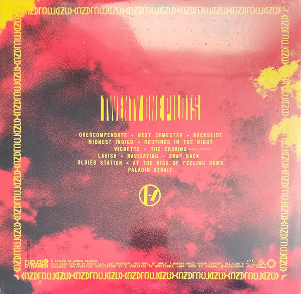 Twenty One Pilots – Clancy - LP Rojo/Negro Swirl