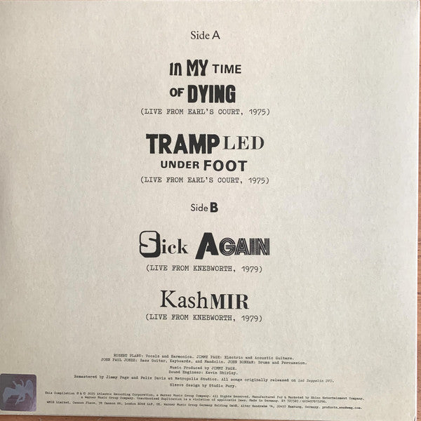 Led Zeppelin – Live EP - LP