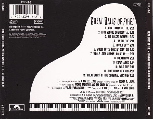 Various – Great Balls Of Fire! (Original Motion Picture Soundtrack)