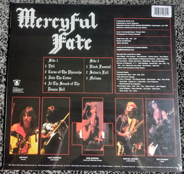 Mercyful Fate – Melissa - LP Blanco