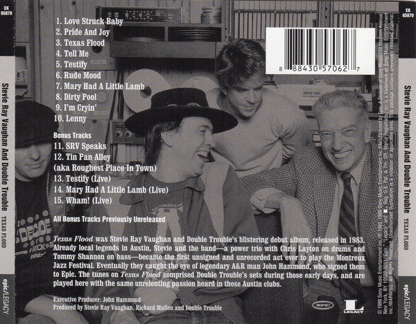 Stevie Ray Vaughan And Double Trouble – Texas Flood - CD