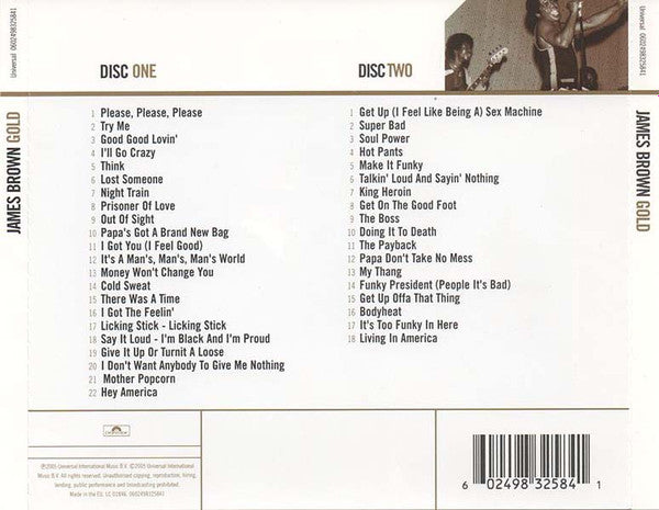 James Brown – Gold - CD