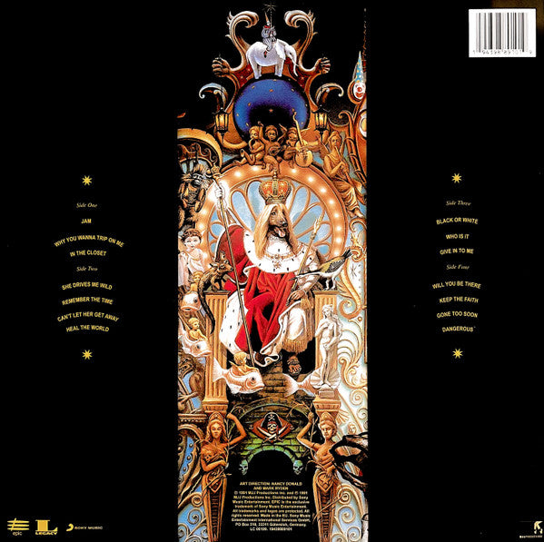 Michael Jackson – Dangerous - LP Rojo/Negro